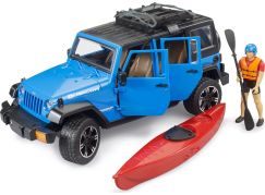 Bruder 02529 Jeep Wrangler RubiconUnlimited s kajakem a figurkou - Poškozený obal