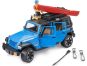 Bruder 02529 Jeep Wrangler RubiconUnlimited s kajakem a figurkou - Poškozený obal 2