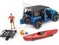 Bruder 02529 Jeep Wrangler RubiconUnlimited s kajakem a figurkou 4