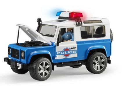 Bruder 02595 Policejní Land Rover s figurkou