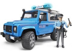 Bruder 02597 Policejní Land Rover Defender s policistou