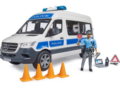 Bruder 02683 Mercedes-Benz Sprinter Policejní s houkačkou