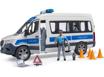 Bruder 02683 Mercedes-Benz Sprinter Policejní s houkačkou
