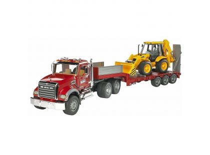 Bruder 02813 Nákladní auto Mack Granit návěs+traktor JCB Bruder 02813 Nákladní auto Mack Granit návěs+traktor JCB