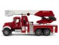 Bruder 02821 Nákladní auto Mack Granit Požární žebřík hasiči 2