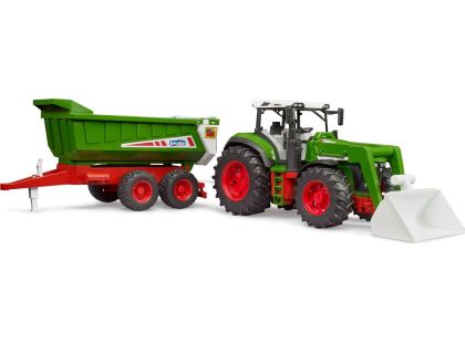 Bruder 03452 Roadmax Traktor s ramenem a vlekem - Poškozený obal