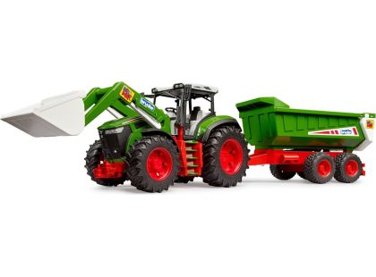 Bruder 03452 Roadmax Traktor s ramenem a vlekem - Poškozený obal