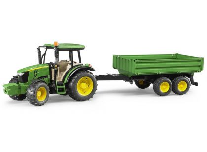 Bruder 2108 Traktor John Deere 5115M a valníčkem Bruder 2108 Traktor John Deere 5115M a valníčkem