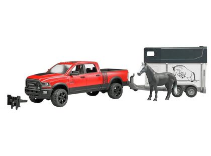 Bruder 2501 Pick up Ram 2500 + přívěs s koněm 1:16 - Poškozený obal