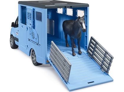 Bruder 2674 Mercedes Benz Sprinter přeprava koní 1:16 - Poškozený obal