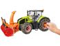Bruder 3017 Traktor Claas Axion 950 se sněžnou frézou a řetězy 1:16 3