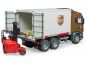 Bruder 3581 Scania R UPS logistik s vysokozdvihem 1:16 3