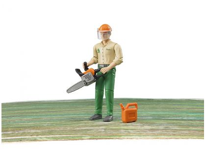 Bruder 60030 Figurka lesní dělník s příslušenstvím