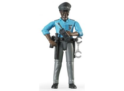 Bruder 60051 Figurka Policista černoch s příslušenstvím