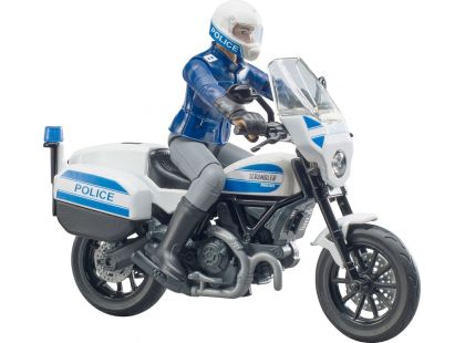 Bruder 62731 Policejní motorka Ducati s policistou 1:16