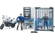 Bruder 62732 Policejní stanice s motorkou a figurkami - Poškozený obal