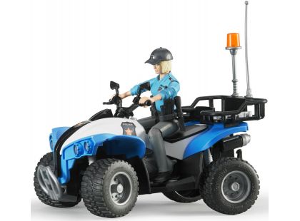 Bruder 63010 Policejní čtyřkolka s figurkou policistky Bruder 63010 Policejní čtyřkolka s figurkou policistky