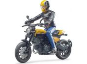 Bruder 63053 Motorka Ducati terénní s motorkářem 1:16