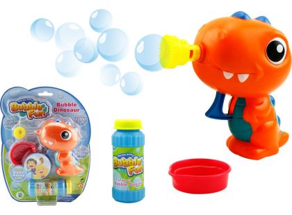 Bubble Fun Bublifuk Dinosaurus s náplní 60 ml oranžový