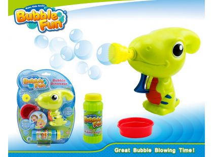 Bubble Fun Bublifuk Dinosaurus s náplní 60 ml zelený