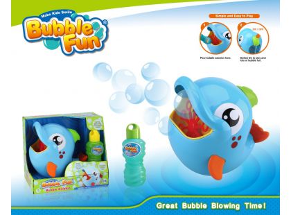 Bubble Fun Stroj na bubliny Delfín s náplní 236 ml