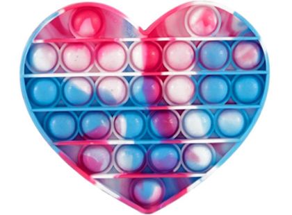 Bubble Pop It Praskající bubliny antistresová spol. hra tvary srdce