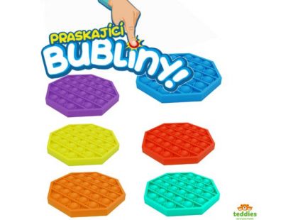 Bubble Pop It Praskající bubliny antistresová spol. hra modrý