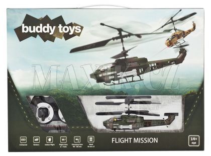 Buddy Toys RC Vrtulníky Fight Mission 2ks