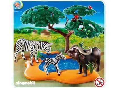 Buvol a zebry Playmobil 4828