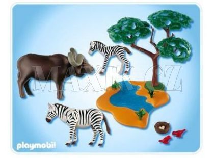 Buvol a zebry Playmobil 4828