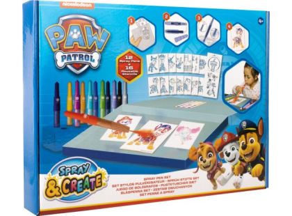Canenco Sada malování se spray fixy Tlapková patrola - Poškozený obal