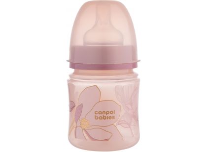 Canpol babies Antikoliková lahev EasyStart Gold 120 ml růžová