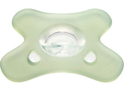 Canpol babies Dudlík  silikonový symetrický 0-6m 1 ks zelený