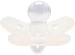 Canpol babies Dudlík  silikonový symetrický 6-12m 1 ks bílý