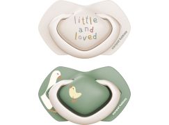 Canpol babies Dudlík silikonový symetrický Light touch Goose 6 - 18m 2 ks