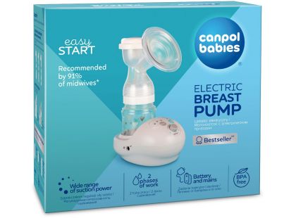 Canpol babies Elektrická odsávačka mateřského mléka EasyStart