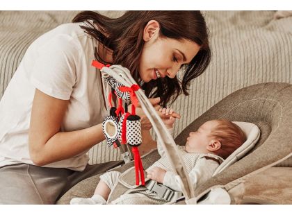 Canpol babies Kontrastní závěsná hračka na kočárek nebo autosedačku Sensory