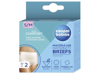 Canpol babies Multifunkční kalhotky po porodu 2 ks velikost S-M
