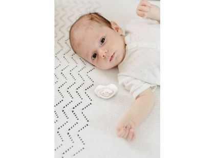 Canpol babies Set symetrických silikonových dudlíků Light touch 0-6m Royal Baby růžový