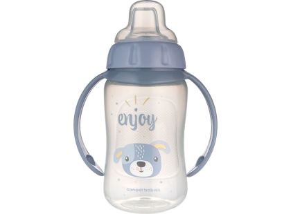 Canpol babies Tréninkový hrníček s úchyty Cute Animals 320 ml pejsek Enjoy