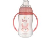 Canpol babies Tréninkový hrníček s úchyty Cute Animals 320 ml zajíc