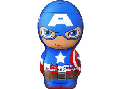 Captain America 2D sprchový gel a šampon 400 ml