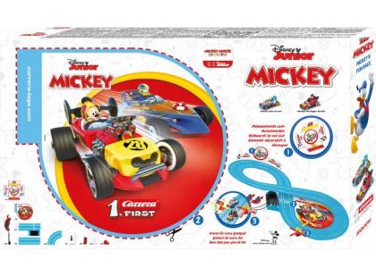 Carrera FIRST 63045 Autodráha Mickey s Fun Race 240 cm - Poškozený obal
