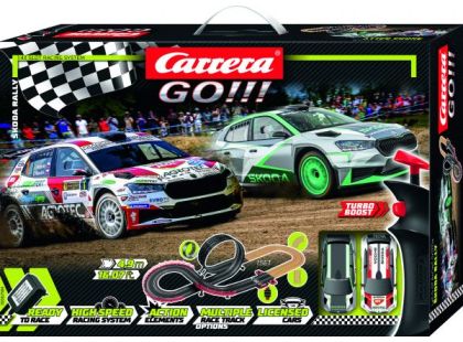 Carrera GO 62584 Autodráha Škoda Rally - Poškozený obal