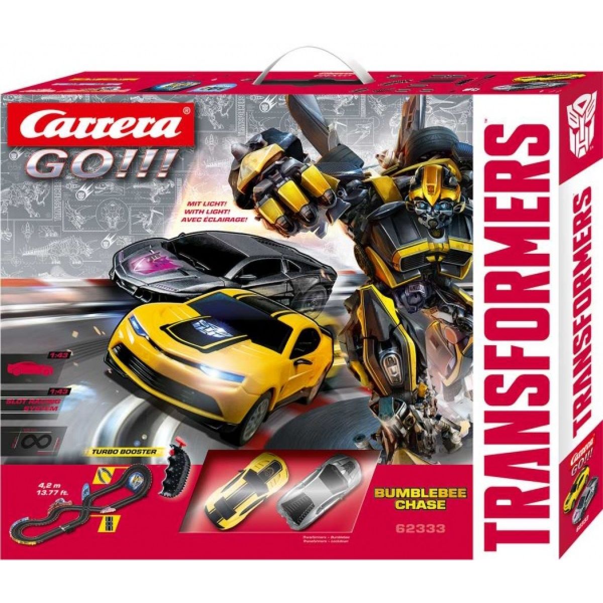 Carrera GO! Autodráha Transformers Bumblebee Chase