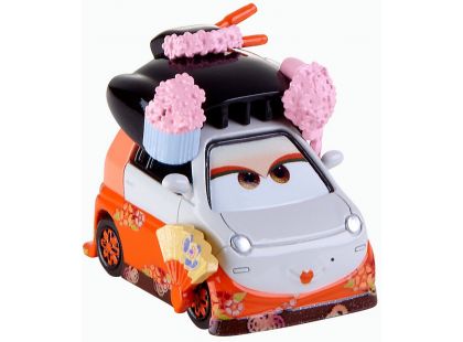 Cars 2 autíčka 2ks Mattel Y0506 - Okuni a Shigeko - Poškozený obal