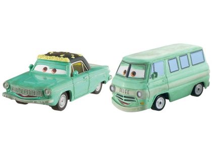 Cars 2 autíčka 2ks Mattel Y0506 - Rusty Klink a Dusty Klenk