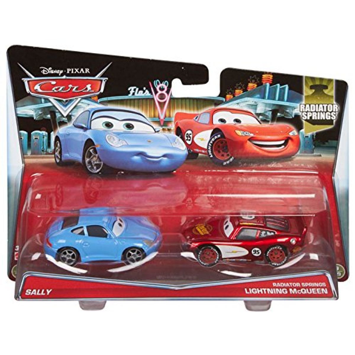 Cars 2 autíčka 2ks Mattel Y0506 - Sally a McQueen #2