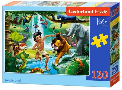 Castorland Puzzle 120 dílků Kniha Džunglí