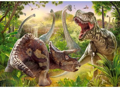 Castorland Puzzle Dinosauří bitva 180 dílků